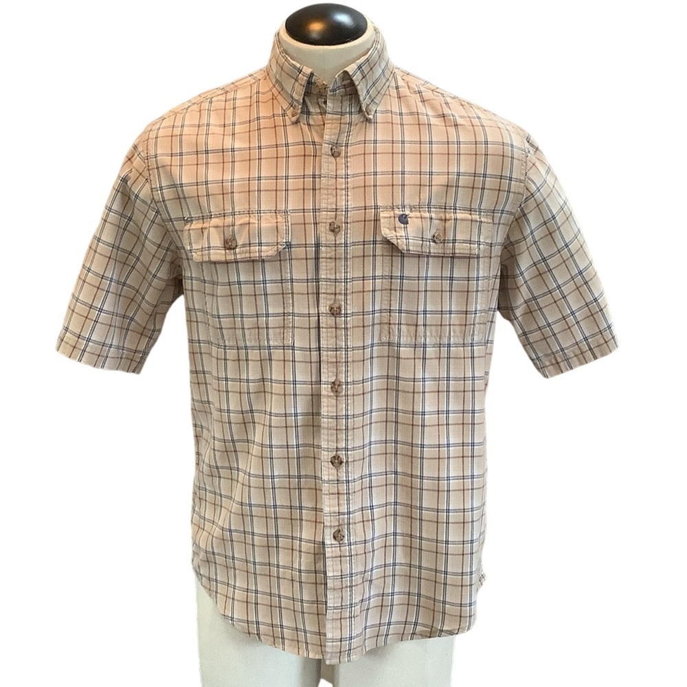 CARHARTT Button Down Short Sleeve Plaid Shirt‎ - Size M